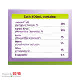 Tribalveda Jamun Neem Karela, Giloy & Amla Ras (500 ml)