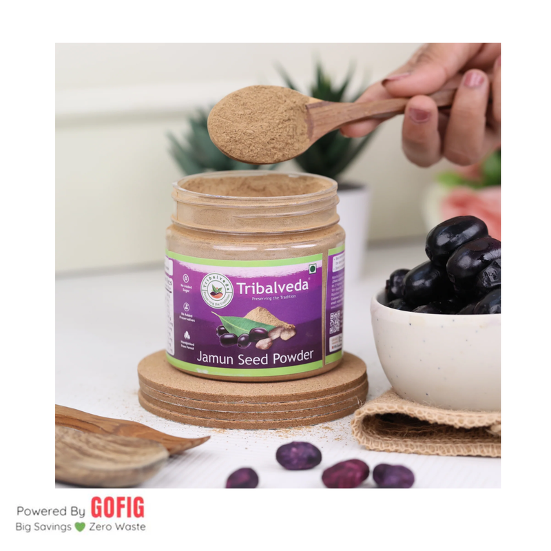 Tribalveda Jamun Seed Powder (250 g)