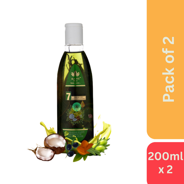 Kanti Rupam Cosmetics - 7 in 1 Hair Oil (200 ml) - Pack of 2