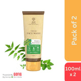 Khadi Essentials Neem Face Wash (100 ml) - Pack of 2