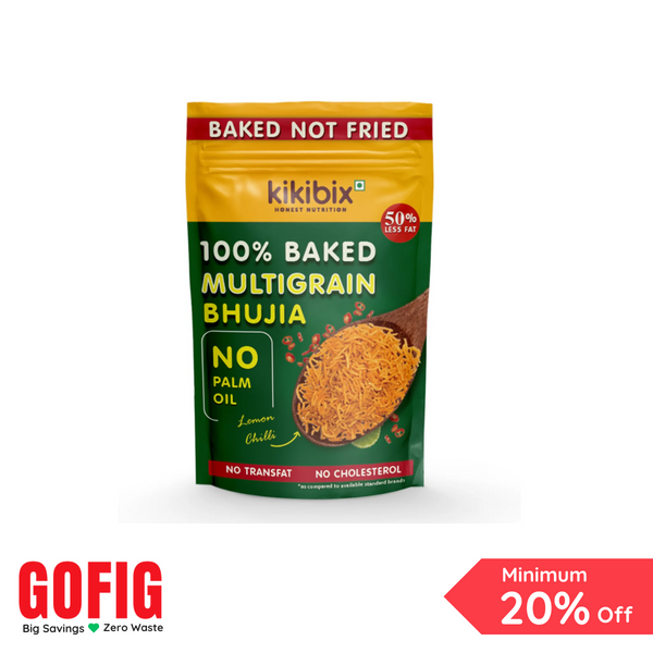Kikibix Lemon Chilly Bhujia Namkeen (100 g)