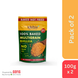 Kikibix Lemon Chilly Bhujia Namkeen (100g)