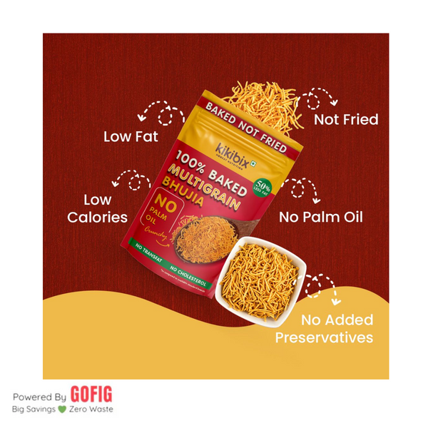 Kikibix Multigrain Bhujia Namkeen (100 g)
