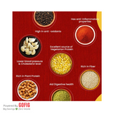 Kikibix Multigrain Bhujia Namkeen (100 g) - Pack of 3