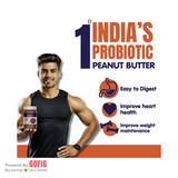 Kikibix Probiotic Dark Chocolate Peanut Butter (340 g)