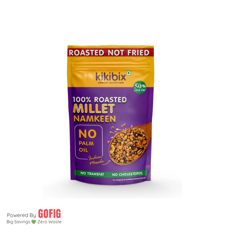Kikibix Roasted Millet Namkeen (100g)