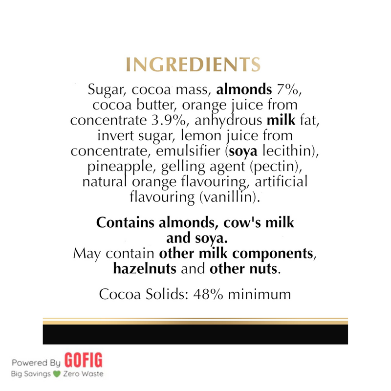 Lindt Excellence Orange Intense Dark Chocolate (100 g)