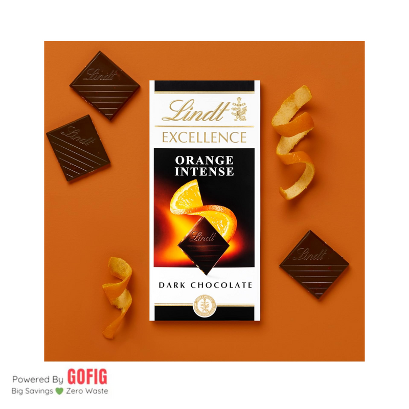 Lindt Excellence Orange Intense Dark Chocolate (100 g)