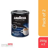 Lavazza Club Powder Roast & Ground Coffee (250 g)