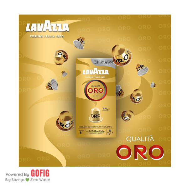 Lavazza Qualità Oro Nespresso Compatible Aluminium Capsules (55 g)
