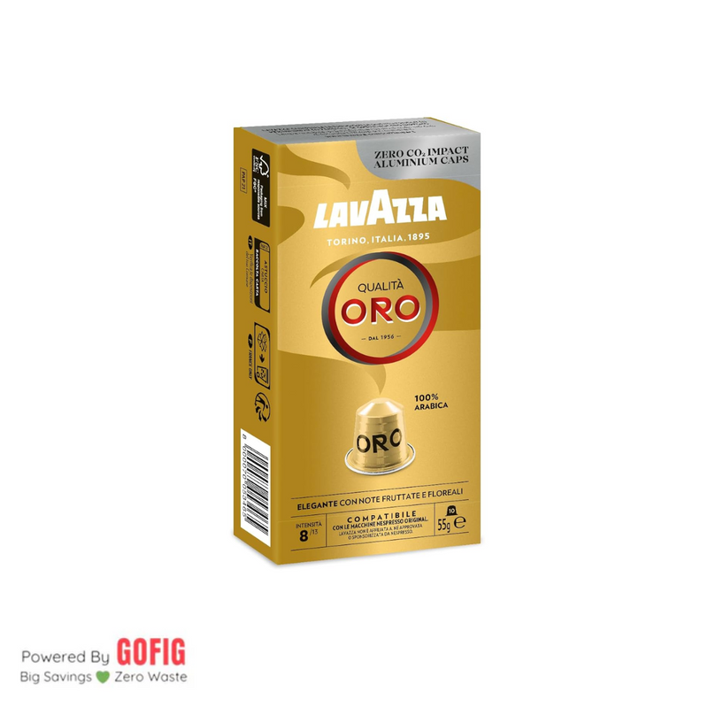Lavazza Qualità Oro Nespresso Compatible Aluminium Capsules (55 g)