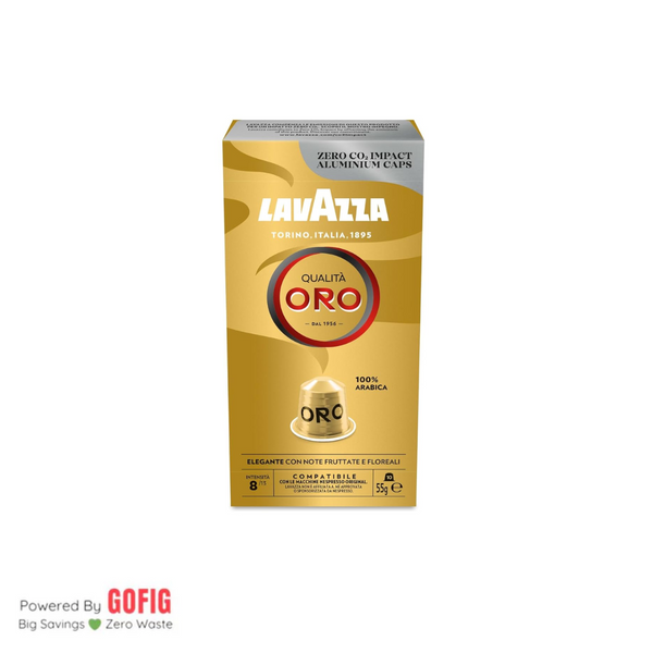 Lavazza Qualità Oro Nespresso Compatible Aluminium Capsules (55 g)