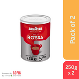 Lavazza Qualitá Rossa Roast & Ground Coffee (250 g)