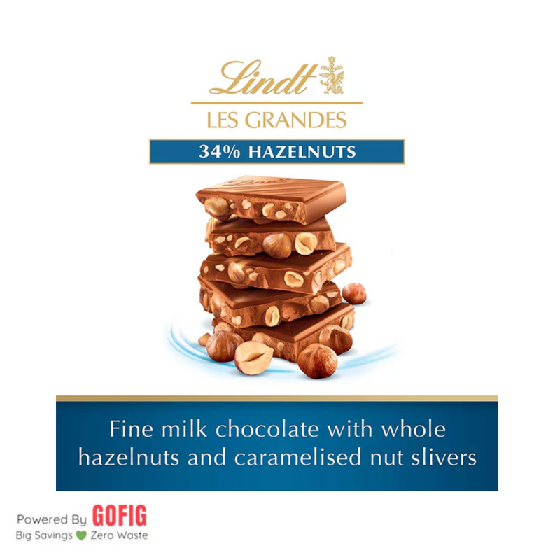 Lindt Grand Hazelnut Milk Chocolate (150 g)