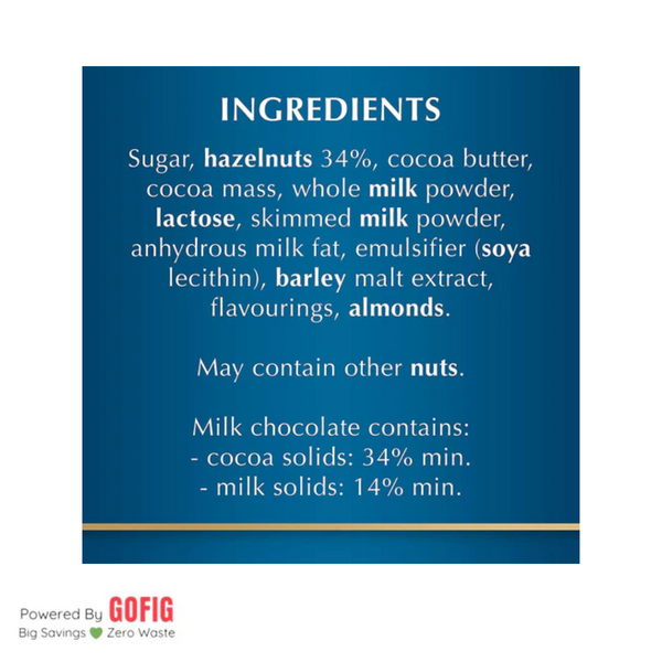 Lindt Grand Hazelnut Milk Chocolate (150 g)