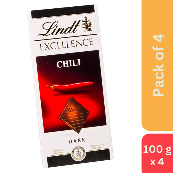 Lindt Excellence Chilli Dark Chocolate (100 g)