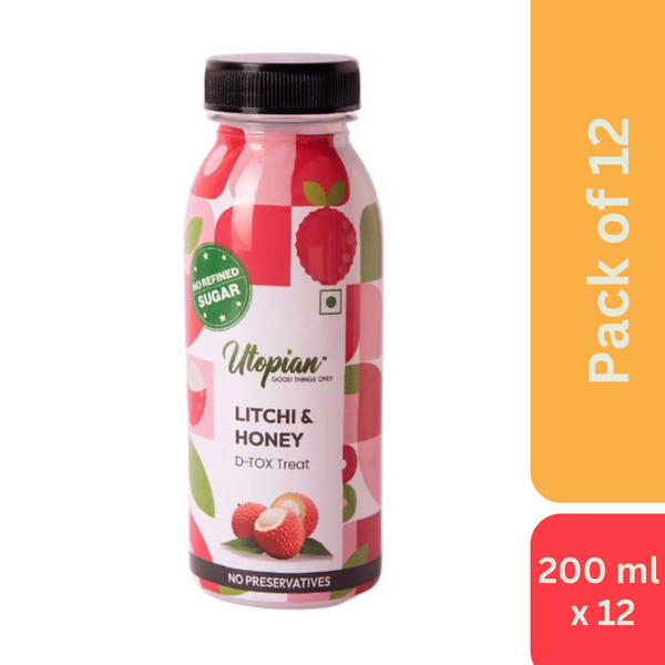 Utopian Litchi D-Lite With Honey (200 ml)