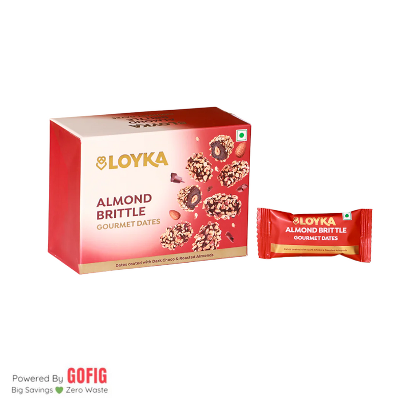 Loyka Almond Brittle Gourmet Dates Box (100 g)