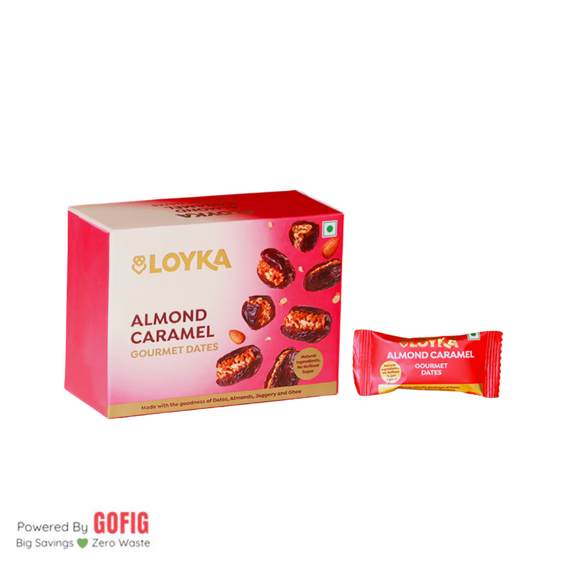 Loyka Almond Caramel Gourmet Dates Box (100 g)