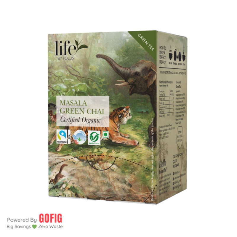 Life By Follis Masala Green Chai (40 g)