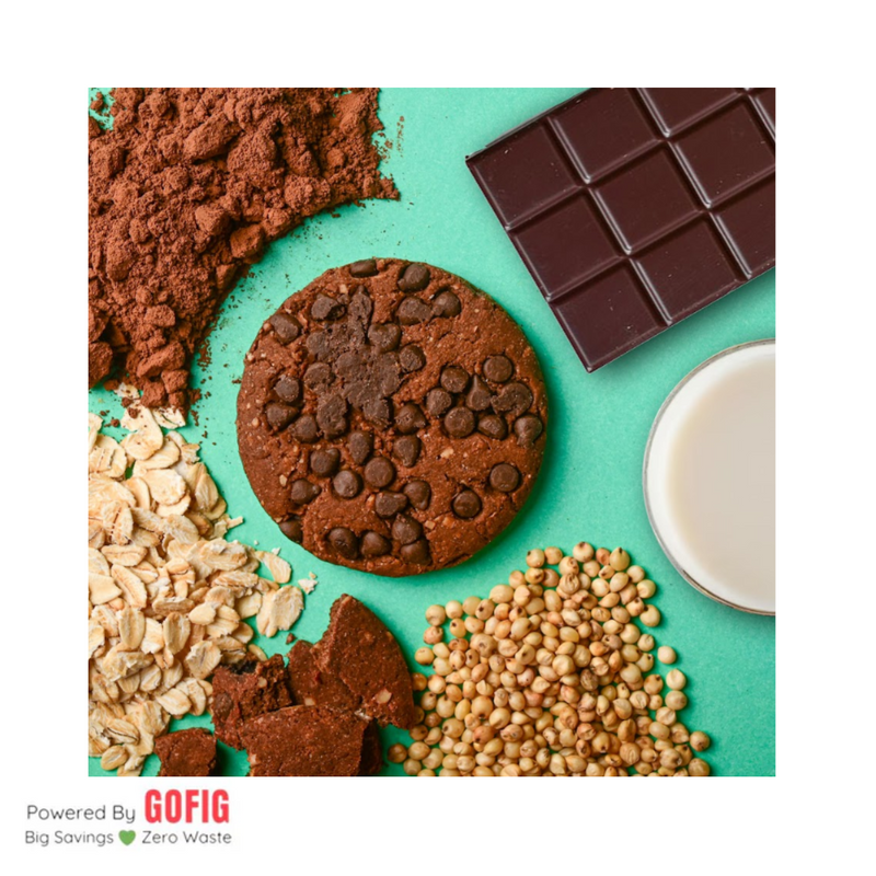 Kikibix Millet Chocolate Chip Cookies (130 g) - Pack of 2