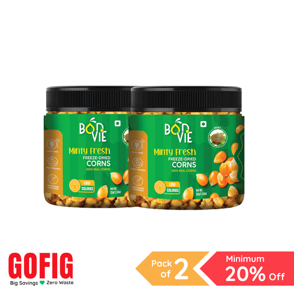 Bonvie Minty Corn Snacks (35 g) - Pack of 2