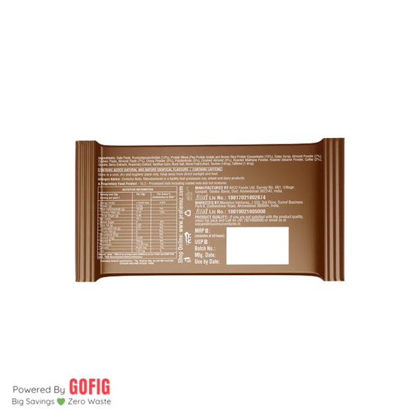 Proteinoz Mocha Almond Protein Bar (28 g) - Pack of 5
