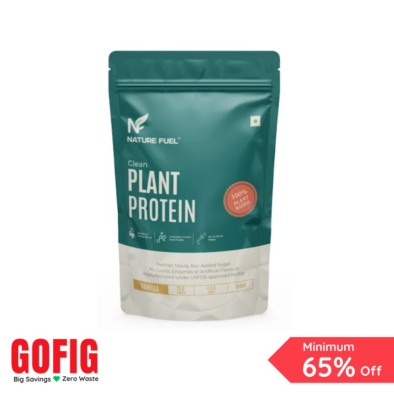 Nature Fuel Clean Plant Protein - Vanilla (500 g)