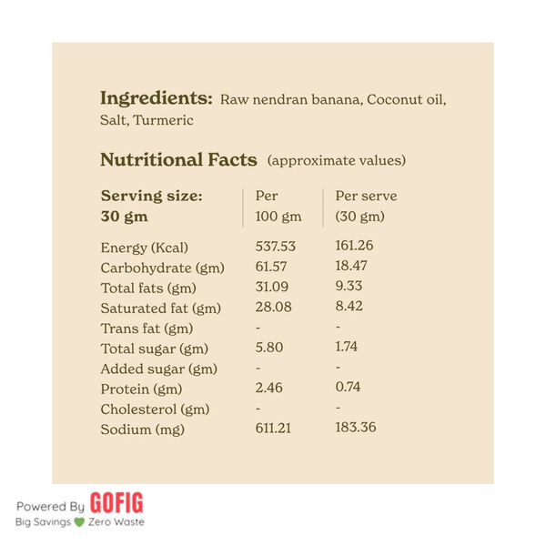 Pattri Nendran Banana Chips (150 g)