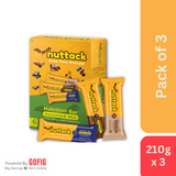 Nuttack Assorted Mix - Protein and Energy Bars (6 bars)