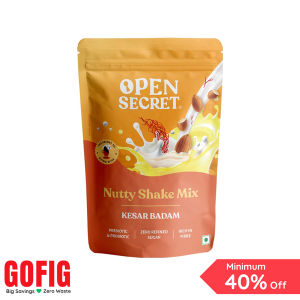 Open Secret Kesar Badam Nutrition Drink Powder (225 g)