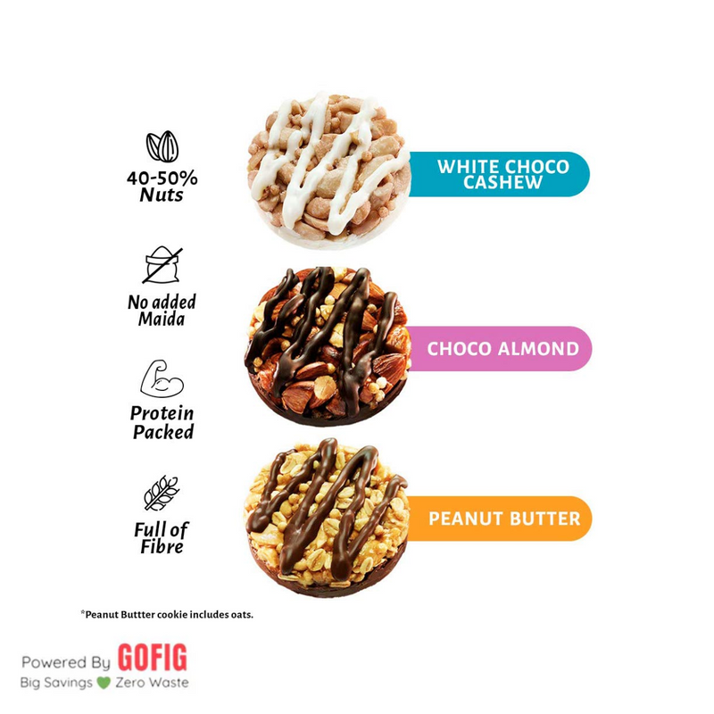 Open Secret Assorted Story Box - 6 Nutty Cookies (75 g) - Pack of 2