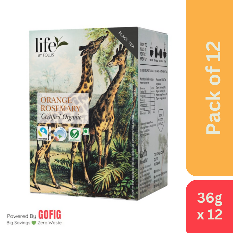Life by Follis Orange Rosemary Black Tea (36 g)