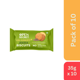 Open Secret Unjunked Jeera Biscuit (35 g) - Pack of 10