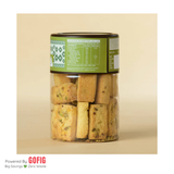 Saffron & Mishri Pista Almond Cookies (180 g) - Pack of 2