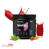 Plantigo Vegan Plant Based Biotin Supplement for Hair Growth (Mixed Berry Flavour) (300 g)