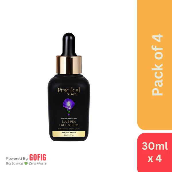 Practical Story Blue Pea Face Serum (30 ml) - Pack of 4