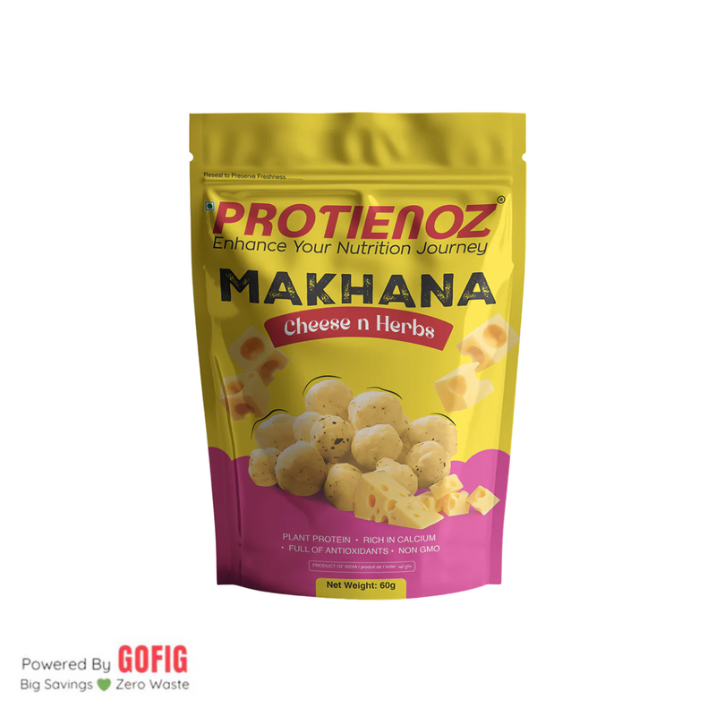 Protienoz Cheese n Herbs Makhana (60 g) - Pack of 3