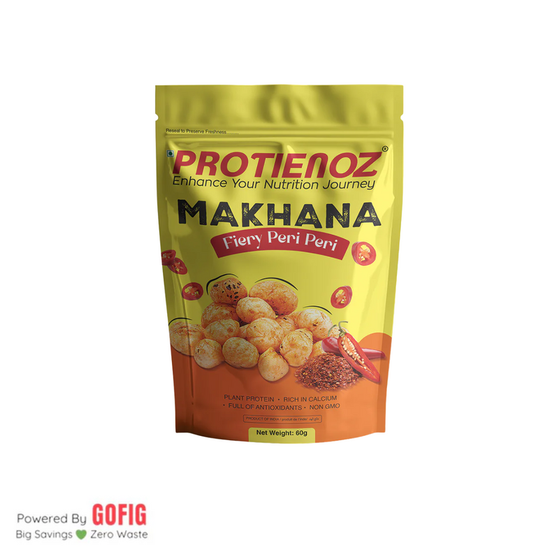 Protienoz Fiery Peri Peri Makhana (60 g) - Pack of 3