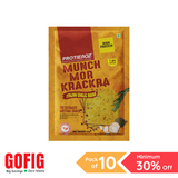 Protienoz High Protein Munch Mor Krackra - Italian Garlic Bread (6 g) - Pack of 10