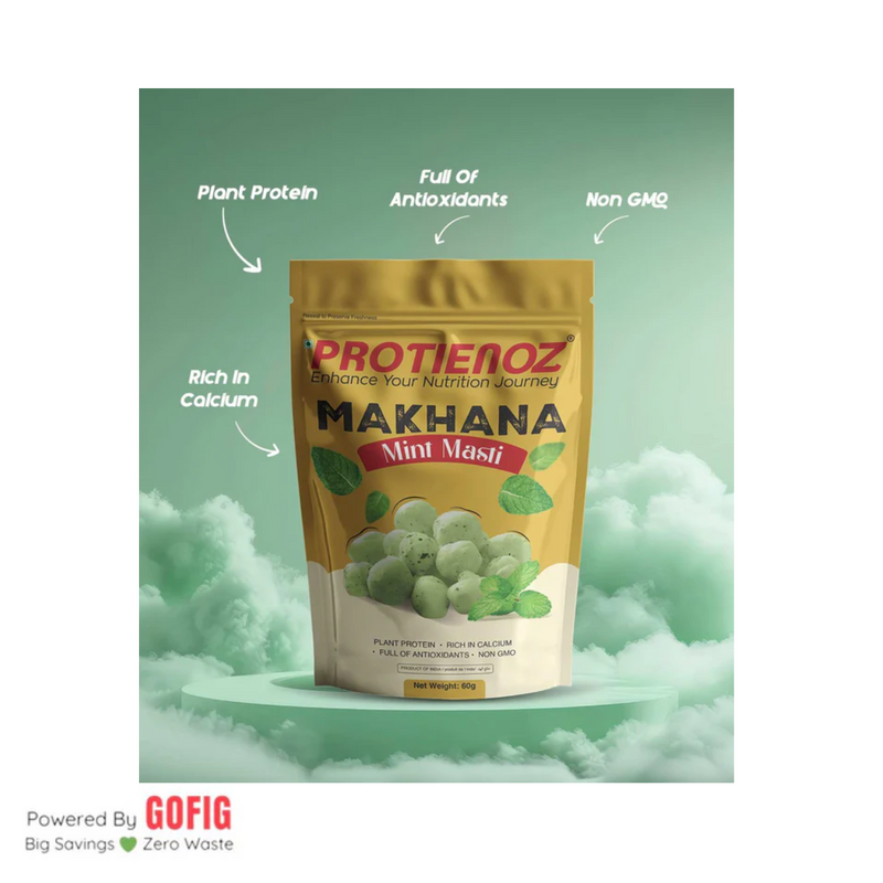 Protienoz Mint Masti Makhana (60 g) - Pack of 3
