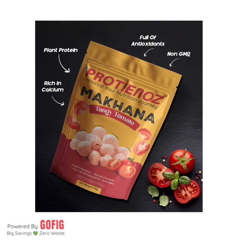 Protienoz Tangy Tomato Makhana (60 g) - Pack of 3