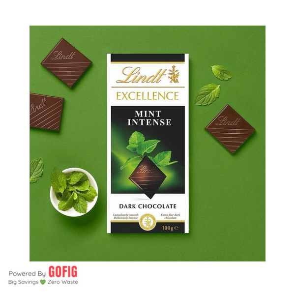 Lindt Excellence Mint Dark Chocolate (100 g)