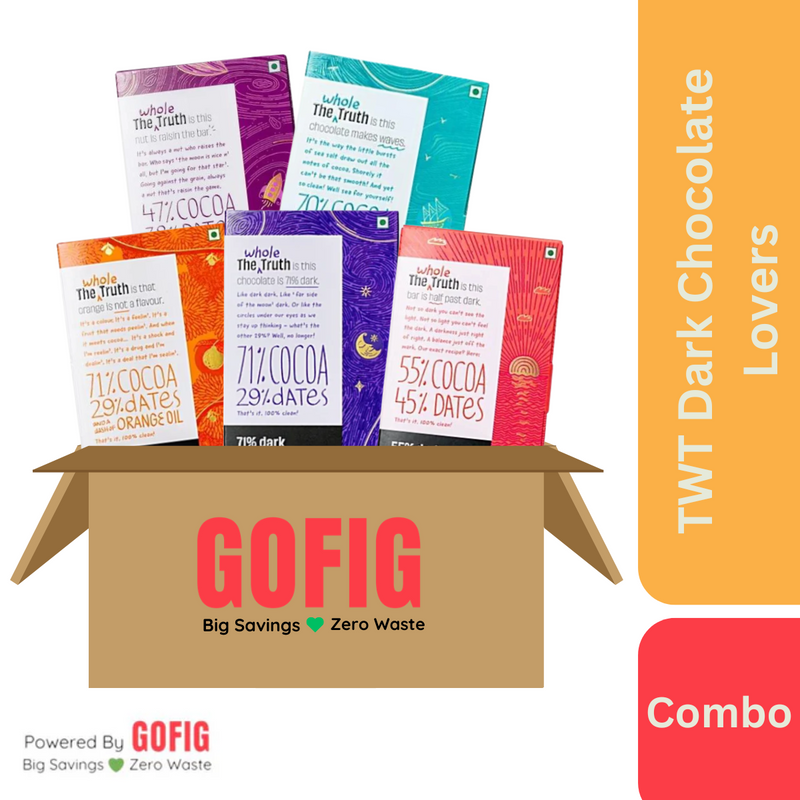 The Whole Truth Dark Chocolate Lovers Combo (5 items)