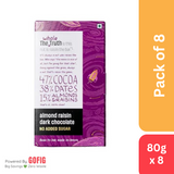 TWT Almond Raisin Dark Chocolate (80 g)
