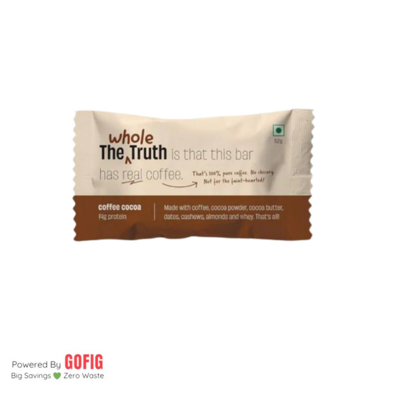TWT Coffee Cocoa Protein Bar (52 g)