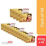 The Ayurveda Co. Kumkumadi Gold Glow Facial Kit-4 - Pack of 48