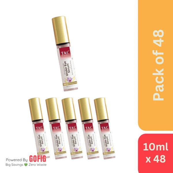 The Ayurveda Co. Kumkumadi Under Eye Serum With Saffron & Gotu Kola (10 ml) - Pack of 48