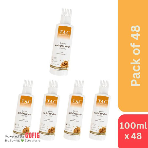 The Ayurveda Co. Methi Hair Oil (100 ml) - Pack of 48