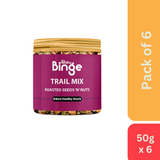 The Healthy Binge Trail Mix (Nuts n Seeds) Salted (50g) - Pack of 6